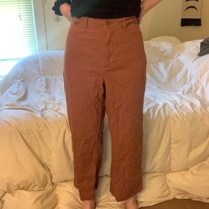Maroon carpenter pants